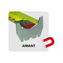 Mètre Ruban Black Bull METRICA - 0807 -Maxoutil Soldes 08075 08078 2 2