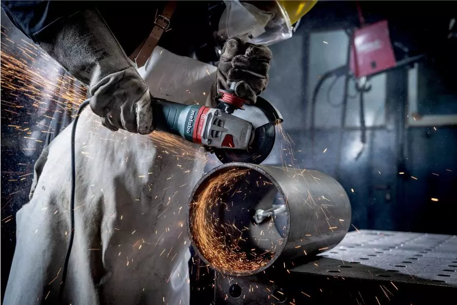 Meuleuse D'angle METABO WEPBA 19-125 Q DS M-BRUSH - 1900W Ø 125 Mm - 613114000 4 Meuleuse D'angle METABO WEPBA 19-125 Q DS M-BRUSH - 1900W Ø 125 Mm - 613114000 – Image 2