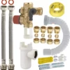 Kit Complet De Raccordement Facile (sans Soudure 1/2' NOYON & THIEBAULT - Ø Tube Cuivre 14 Et 16 Mm) De Chauffe-eau Avec Groupe De Sécurité Droit - 7721-ECOC1 -Maxoutil Soldes 3342970150512 1