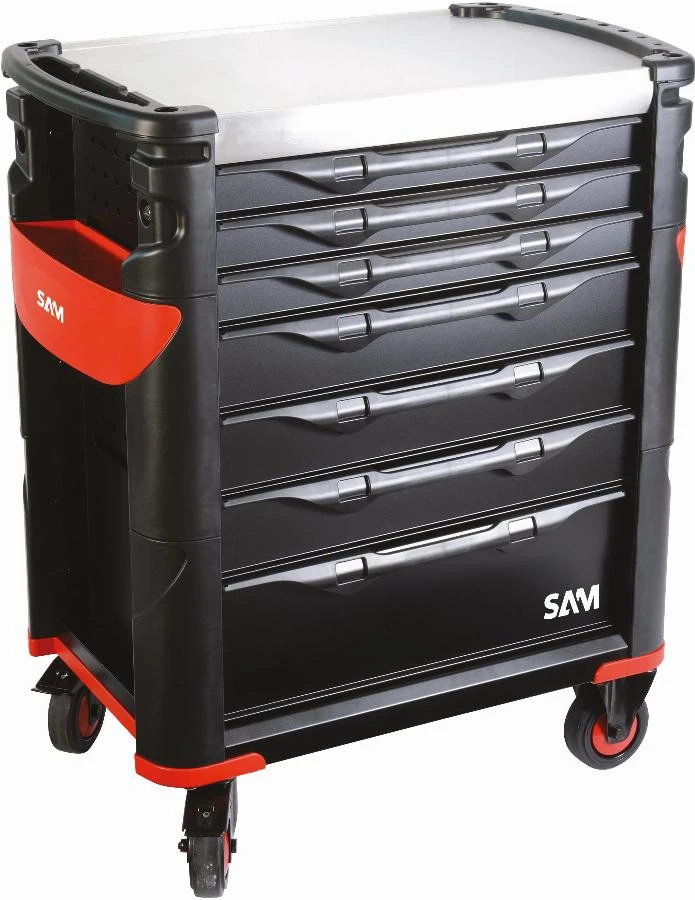 Servante Grand Volume 7 Tiroirs SAM OUTILLAGE Plateau Inox - 417 4 Servante Grand Volume 7 Tiroirs SAM OUTILLAGE Plateau Inox - 417 – Image 2