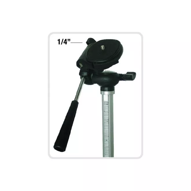 Trépied Léger METRICA Avec Adaptateur 1/4" 55-150 Cm - 60590 5 Trépied Léger METRICA Avec Adaptateur 1/4" 55-150 Cm - 60590 – Image 3