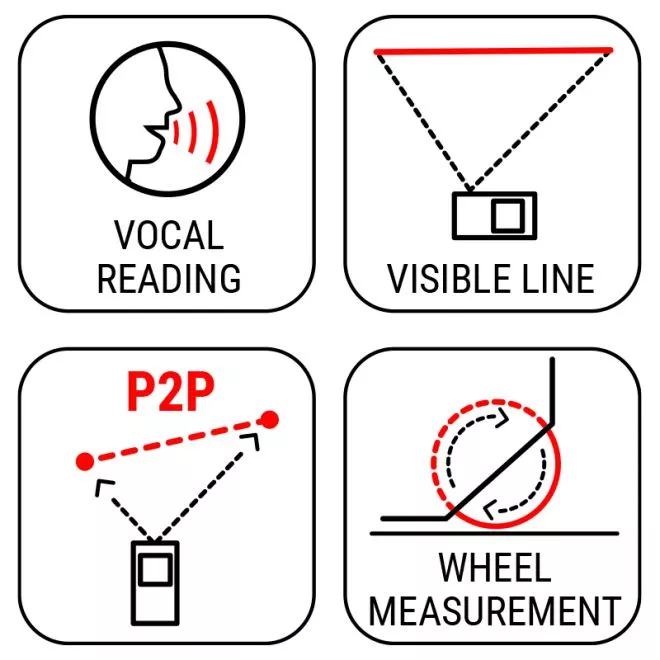 Télémètre Laser METRICA Flash Point 2 Point 60 60m - 61260 5 Télémètre Laser METRICA Flash Point 2 Point 60 60m - 61260 – Image 3