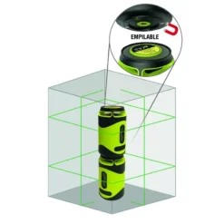 Laser Flash 360° Green Bravo La Canette METRICA - 61435 9 Laser Flash 360° Green Bravo La Canette METRICA - 61435 -Maxoutil Soldes 61435 2 fr