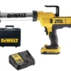 Pistolet à Mastic DEWALT XR 18V - 1 Batterie 2.0 Ah - Cartouche 300/400 Ml - DCE571D1-QW 1 Pistolet à Mastic DEWALT XR 18V - 1 Batterie 2.0 Ah - Cartouche 300/400 Ml - DCE571D1-QW -Maxoutil Soldes 66123