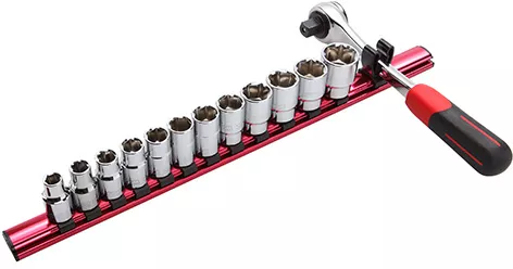 Jeu De 13 Douilles Et Cliquet 1/2'' Sur Rack Aimanté SAM OUTILLAGE - 75-SH13N 3 Jeu De 13 Douilles Et Cliquet 1/2'' Sur Rack Aimanté SAM OUTILLAGE - 75-SH13N