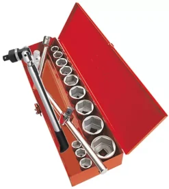 Coffret De 17 Douilles Et Accessoires 3/4'' Avec Cliquet Télescopique SAM OUTILLAGE - 78-CHC16