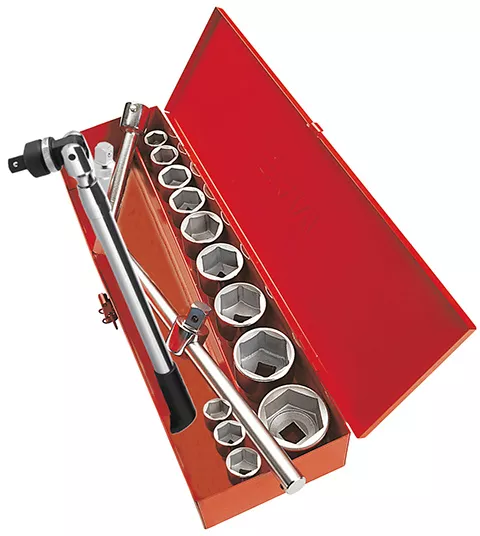 Coffret De 17 Douilles Et Accessoires 3/4'' Avec Cliquet Télescopique SAM OUTILLAGE - 78-CHC16 3 Coffret De 17 Douilles Et Accessoires 3/4'' Avec Cliquet Télescopique SAM OUTILLAGE - 78-CHC16