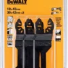 3 Lames Pour Multicutter DEWALT - Multimatériaux - DT20713