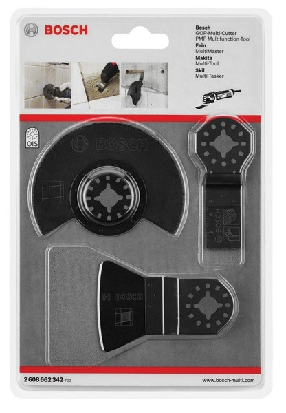 Set De 3 Lames Céramique Pour Carrelage BOSCH - 2608662342 3 Set De 3 Lames Céramique Pour Carrelage BOSCH - 2608662342