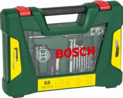 Coffret V-Line 68 Pièces BOSCH Pour Perçage Et Vissage Avec Cutter, Tige Magnétique Et Renvoi D’angle - 2607017191 -Maxoutil Soldes AEA90124 2
