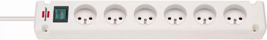 Multiprise Bremounta 6 Prises BRENNENSTUHL - 3m - H05VV-F3G1.5 Avec Interrupteur - Blanc - 1150651326 4 Multiprise Bremounta 6 Prises BRENNENSTUHL - 3m - H05VV-F3G1.5 Avec Interrupteur - Blanc - 1150651326 – Image 2