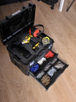 Kit Mallette + Mallette 2 Tiroirs Tstak-Fatmax STANLEY 21,5L - 44 X 33,17 X 32,6 Cm - FMST1-71981 -Maxoutil Soldes BDA10054 3