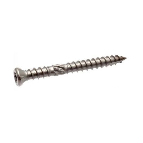 Vis Terrasse Tête Fraisée Réduite Inox A2 Torx ACTON - Double Filet - 62327 3 Vis Terrasse Tête Fraisée Réduite Inox A2 Torx ACTON - Double Filet - 62327