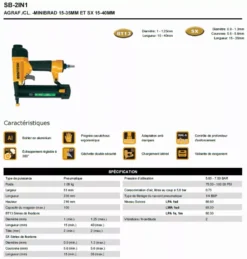 Cloueur Agrafeur BOSTITCH 2 En 1 - SB-2IN1 -Maxoutil Soldes COA20023 4