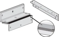 Equerre De Fixation L+Z EFF EFF Pour Vantail 300 Kg - LZ300 5 Equerre De Fixation L+Z EFF EFF Pour Vantail 300 Kg - LZ300 -Maxoutil Soldes CSA20119 3