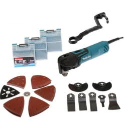 Découpeur Ponceur Multifonctions MAKITA 320W + Accessoires En Coffret MAK-PAC - TM3010CX3J