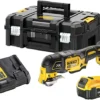 DeWALT Multi Cutter 18V 5.0Ah Li-Ion + 29 Accessoires En Coffret Tstak - DCS356P2-QW 2 DeWALT Multi Cutter 18V 5.0Ah Li-Ion + 29 Accessoires En Coffret Tstak - DCS356P2-QW -Maxoutil Soldes DGA20210 1