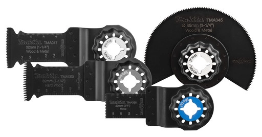 Kit 4 Accessoires Bois/métal MAKITA - B-67480 3 Kit 4 Accessoires Bois/métal MAKITA - B-67480