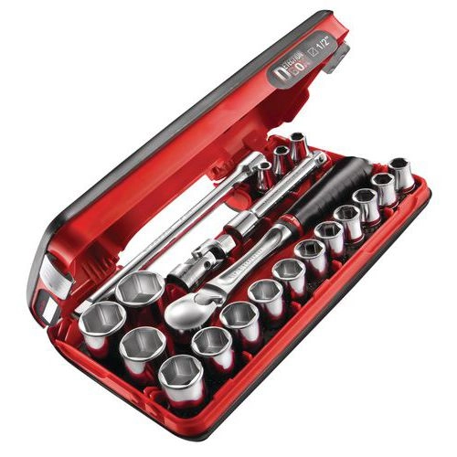 Coffret De 21 Pièces 1/2 6 Pans - FACOM - SL.DBOX1PB 3 Coffret De 21 Pièces 1/2 6 Pans - FACOM - SL.DBOX1PB