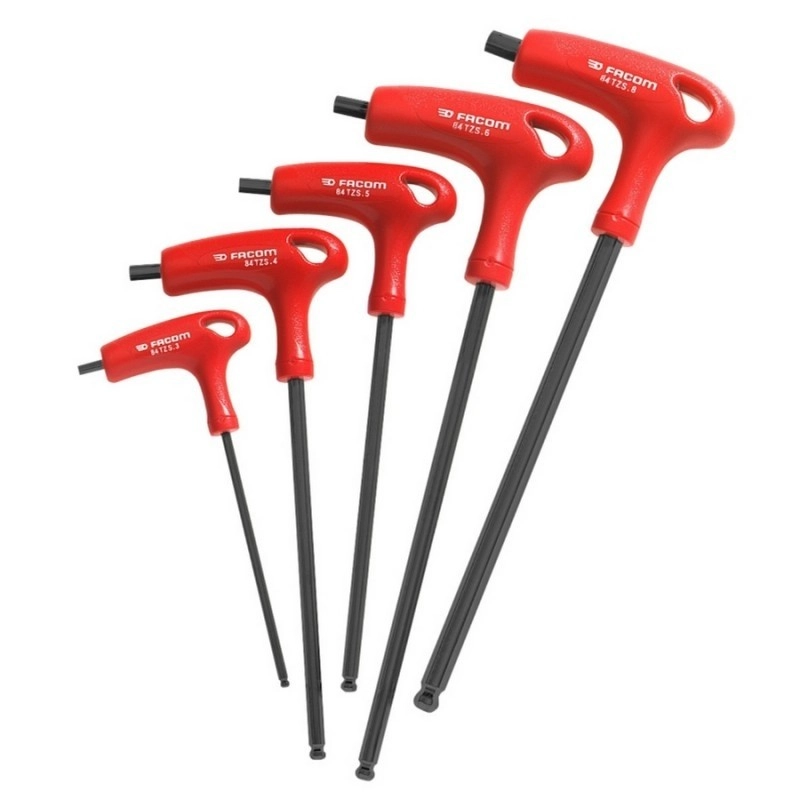Jeu De 6 Clés En "T" 6 Pans FACOM - 84TZS.PB 3 Jeu De 6 Clés En "T" 6 Pans FACOM - 84TZS.PB