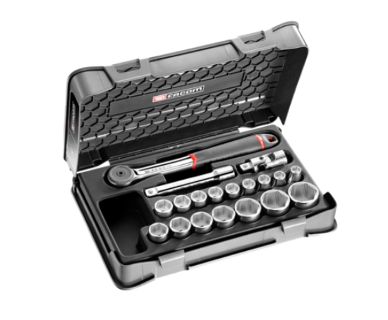 Coffret Cliquet + Douilles 1/2" FACOM - S.161-2P6PB 3 Coffret Cliquet + Douilles 1/2" FACOM - S.161-2P6PB