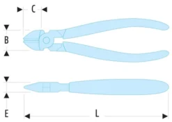 Pince Coupante à Ras FACOM 110 Mm - 425 -Maxoutil Soldes FAC31007 2