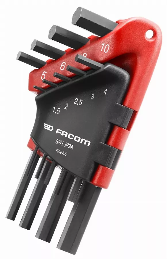 Jeu De 9 Clés Mâles Coudées 6 Pans FACOM En étui - 82H.JP9A 3 Jeu De 9 Clés Mâles Coudées 6 Pans FACOM En étui - 82H.JP9A