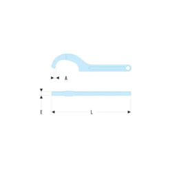 Clé à Ergot Articulé 80 Mm FACOM - 125A.80