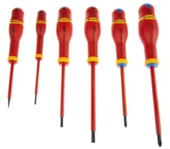 Jeu De 6 Tournevis Protwist Isolés 1000V FACOM - ATDVE.J6PB