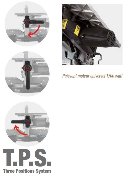 Scie à Onglet Avec Table Supérieure FEMI Gamme Industrie - Ø305mm - 999EVO 4 Scie à Onglet Avec Table Supérieure FEMI Gamme Industrie - Ø305mm - 999EVO – Image 2