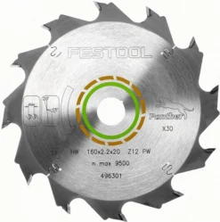 Lame De Scie Circulaire FESTOOL Panther 160x2,2x20 PW12 - 496301