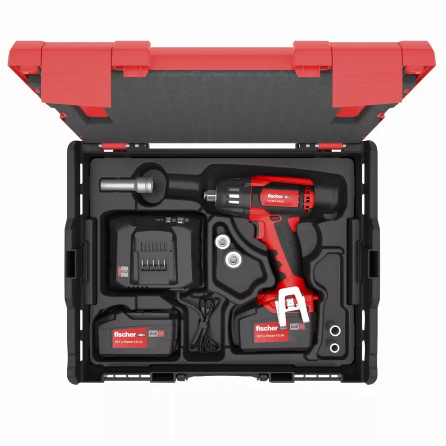 Boulonneuse FISCHER FSS 18V 400 BL - 2 Batteries 4.0 Ah + Chargeur - FISCHER - 552926 5 Boulonneuse FISCHER FSS 18V 400 BL - 2 Batteries 4.0 Ah + Chargeur - FISCHER - 552926 – Image 3