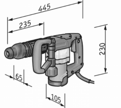 Marteau DH 5 SDS Max FLEX - En L-Boxx - 365920 9 Marteau DH 5 SDS Max FLEX - En L-Boxx - 365920 -Maxoutil Soldes FLE00027 2
