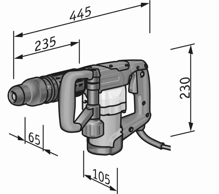 Marteau DH 5 SDS Max FLEX - En L-Boxx - 365920 4 Marteau DH 5 SDS Max FLEX - En L-Boxx - 365920 – Image 2