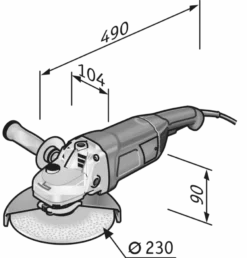 Meuleuse L21-6 Ø230 FLEX - 391514 -Maxoutil Soldes FLE00032 8