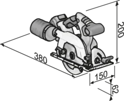 Scie Circulaire Sur Batterie 18,0 V CS 18.0-EC FLEX - Accessoires + L-Boxx - Sans Batterie Ni Chargeur - 417939 12 Scie Circulaire Sur Batterie 18,0 V CS 18.0-EC FLEX - Accessoires + L-Boxx - Sans Batterie Ni Chargeur - 417939 -Maxoutil Soldes FLE00048 4