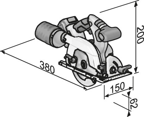 Scie Circulaire Sur Batterie 18,0 V CS 18.0-EC FLEX - Accessoires + L-Boxx - Sans Batterie Ni Chargeur - 417939 6 Scie Circulaire Sur Batterie 18,0 V CS 18.0-EC FLEX - Accessoires + L-Boxx - Sans Batterie Ni Chargeur - 417939 â Image 4