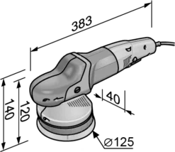 Polisseuse Orbitale à Entraînement Forcé XCE 10-8 125 P-Set FLEX - En L-Boxx Avec Accessoires - 447269 -Maxoutil Soldes FLE00092 16