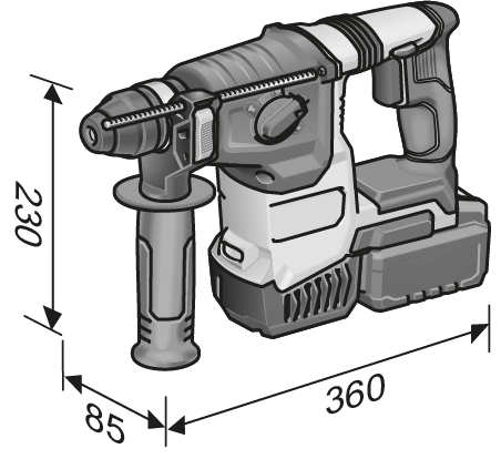 Marteau 18V SDS Plus CHE 2-26 18.0-EC FLEX - Coffret + Accessoires - Sans Batterie Ni Chargeur - 478482 7 Marteau 18V SDS Plus CHE 2-26 18.0-EC FLEX - Coffret + Accessoires - Sans Batterie Ni Chargeur - 478482 – Image 5