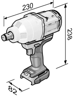 Clé à Choc Sur Batterie IW 3/4" 18.0-EC/5.0 Set FLEX - 920304 -Maxoutil Soldes FLE00328 5