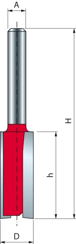 Mèche Droite à Deux Tranchants FREUD - Ø16 H19/51 Q6 Z2 - F03FR01483 -04-14906P -Maxoutil Soldes FRE00158 1