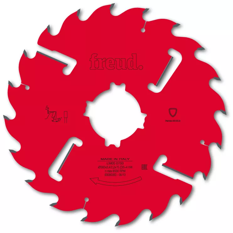 Lame Avec Racleurs Pour Scie Multilame FREUD - Ø380 4/2,8 AL30 Z20+2+4 BA - F03FS03007 -LM05 1600 4 Lame Avec Racleurs Pour Scie Multilame FREUD - Ø380 4/2,8 AL30 Z20+2+4 BA - F03FS03007 -LM05 1600 – Image 2
