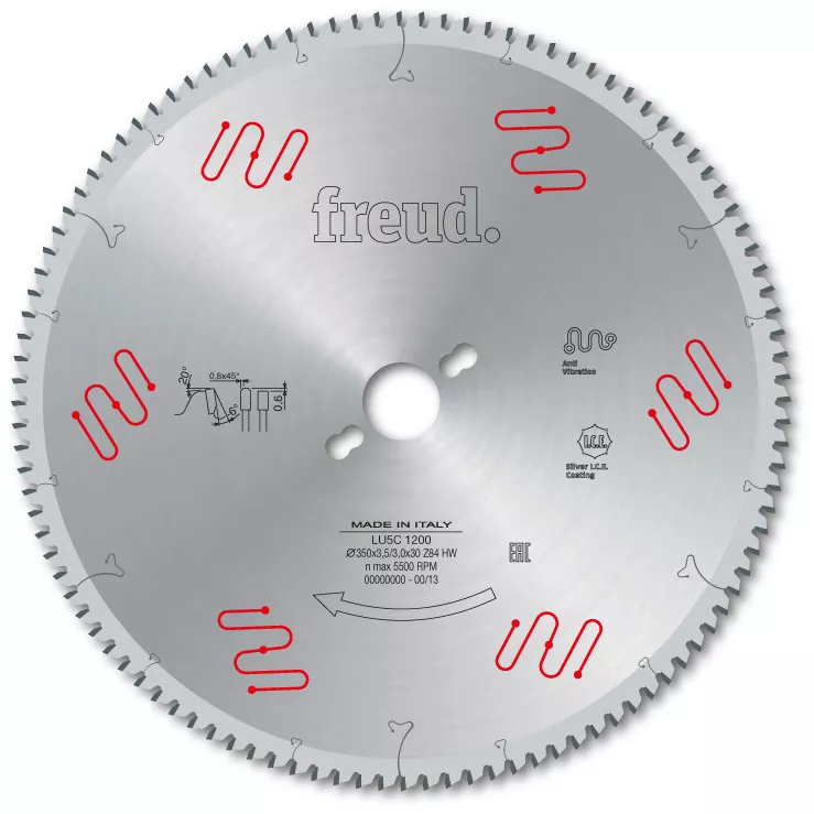 Lame Pour Métaux Non Ferreux/PVC/Aluminium FREUD - Ø400 3,5/3 AL32 Z96 TP- - F03FS05277 -LU5C 1900 4 Lame Pour Métaux Non Ferreux/PVC/Aluminium FREUD - Ø400 3,5/3 AL32 Z96 TP- - F03FS05277 -LU5C 1900 – Image 2