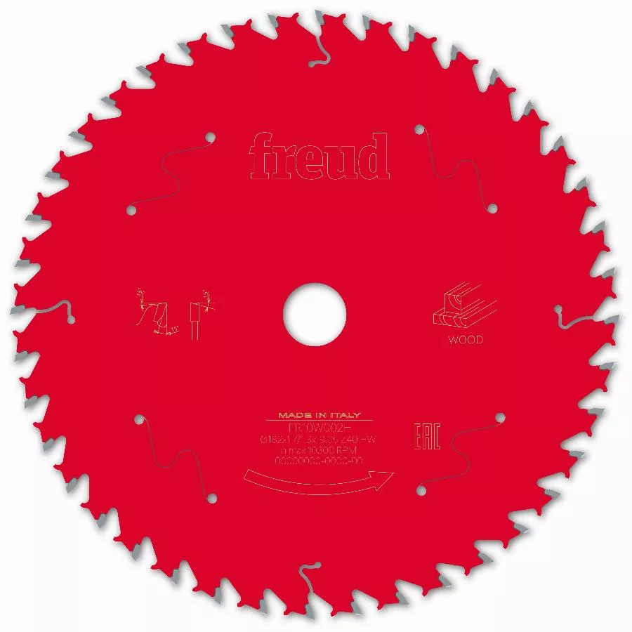 Lame Scie Circulaire Portative Filaire/sans Fil FREUD - Ø182 1,7/1,3 AL19,05 Z40 BA 15° - F03FS09701 -FR10W002H 4 Lame Scie Circulaire Portative Filaire/sans Fil FREUD - Ø182 1,7/1,3 AL19,05 Z40 BA 15° - F03FS09701 -FR10W002H – Image 2