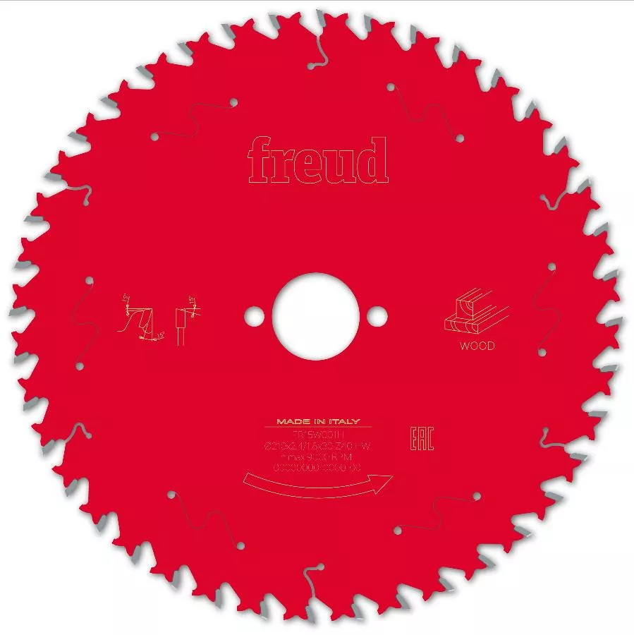 Lame Pour Scie Circulaire Portative FREUD - Ø210 2,4/1,8 AL30 Z40 BA 15° - F03FS09723 -FR15W001H 4 Lame Pour Scie Circulaire Portative FREUD - Ø210 2,4/1,8 AL30 Z40 BA 15° - F03FS09723 -FR15W001H – Image 2