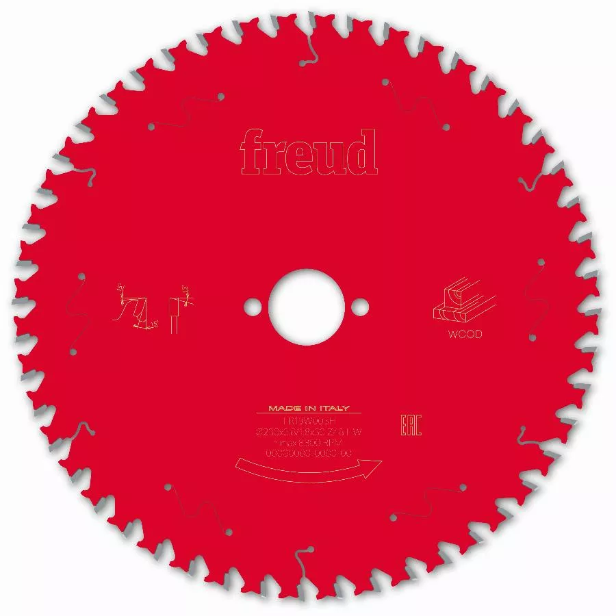 Lame Pour Scie Circulaire Portative FREUD - Ø230 2,8/1,8 AL30 Z48 BA 15° - F03FS09730 -FR19W003H 3 Lame Pour Scie Circulaire Portative FREUD - Ø230 2,8/1,8 AL30 Z48 BA 15° - F03FS09730 -FR19W003H