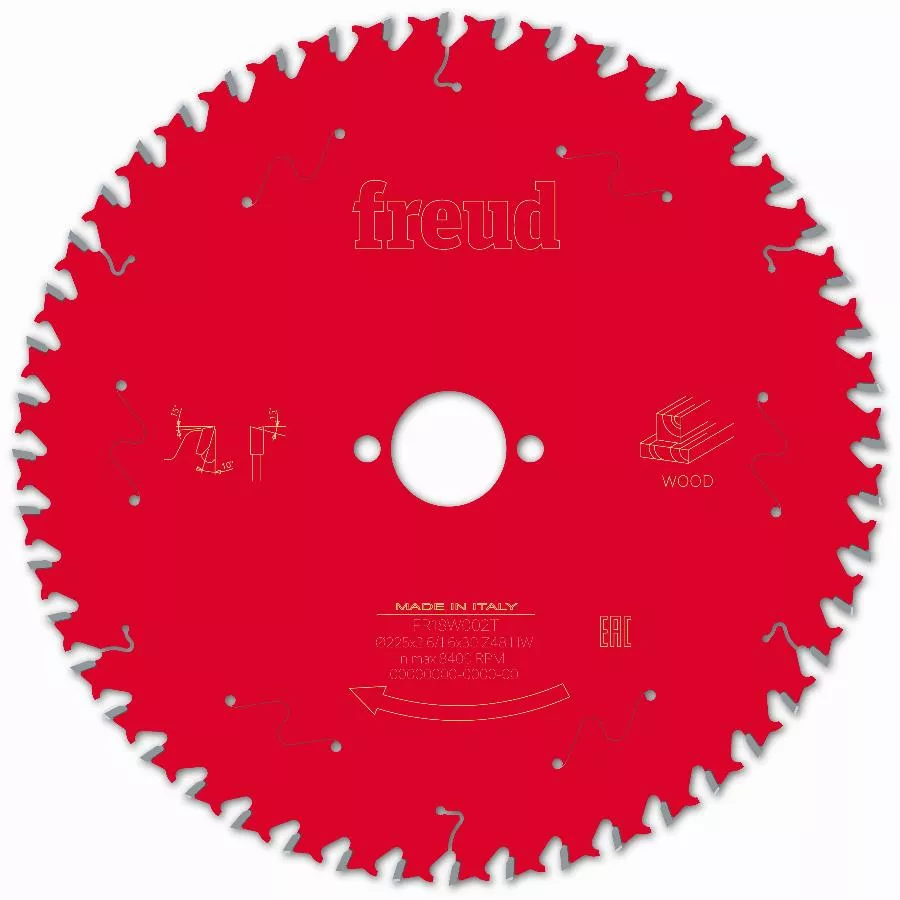 Lame Pour Scie Circulaire Portative FREUD - Ø225 2,6/1,6 AL30 Z48 BA 10° - F03FS09773 -FR18W002T 4 Lame Pour Scie Circulaire Portative FREUD - Ø225 2,6/1,6 AL30 Z48 BA 10° - F03FS09773 -FR18W002T – Image 2
