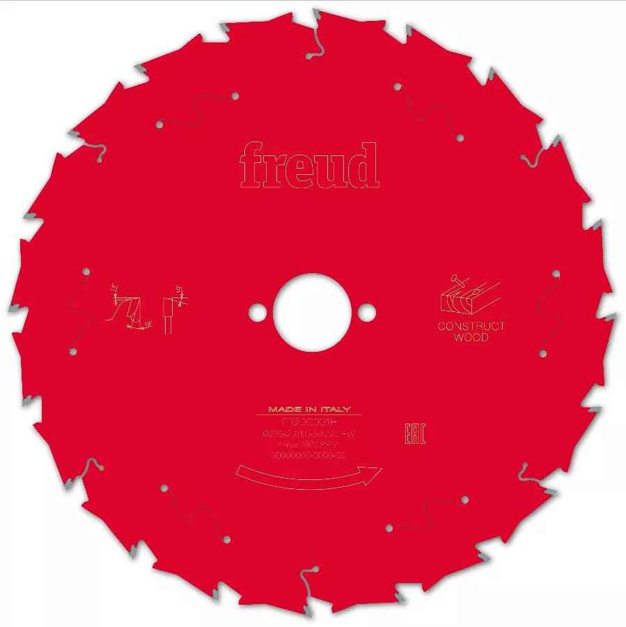 Lame Pour Scie Circulaire Portative FREUD - Ø235 2,2/1,6 AL30 Z20 BA 18° - F03FS09796 -FR20C001H 4 Lame Pour Scie Circulaire Portative FREUD - Ø235 2,2/1,6 AL30 Z20 BA 18° - F03FS09796 -FR20C001H – Image 2