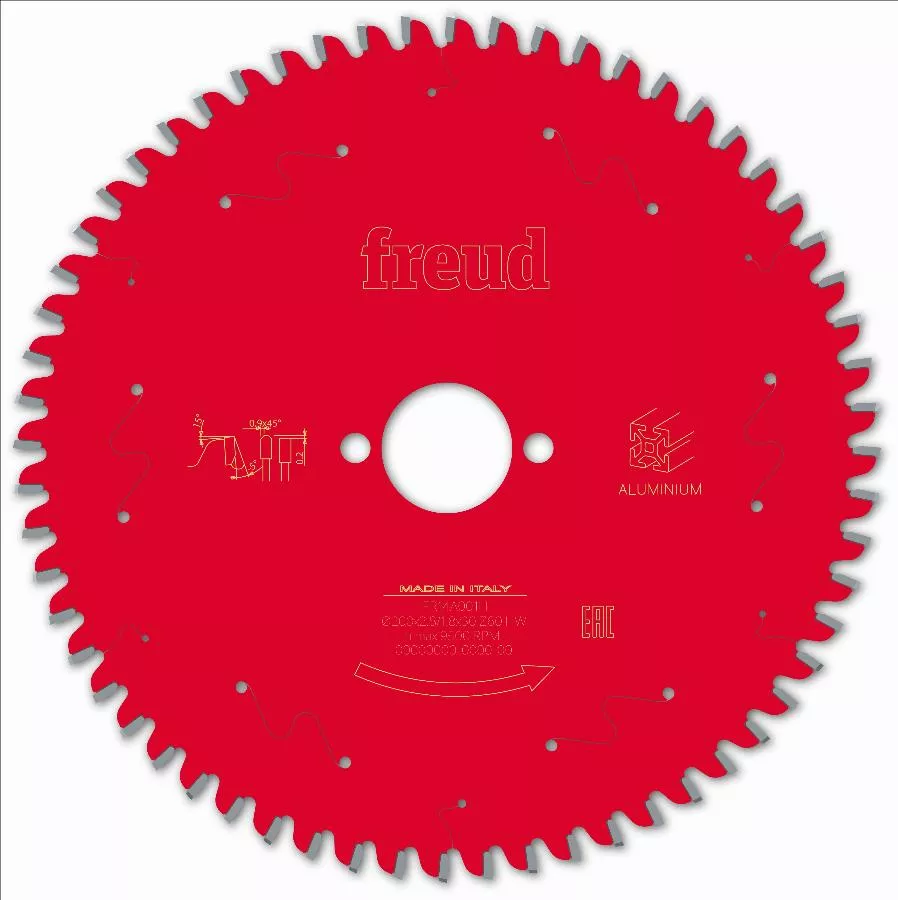 Lame Pour Scie Circulaire Portative FREUD - Ø200 2,8/1,8 AL30 Z60 TP -5° - F03FS09816 -FR14A001H 4 Lame Pour Scie Circulaire Portative FREUD - Ø200 2,8/1,8 AL30 Z60 TP -5° - F03FS09816 -FR14A001H – Image 2