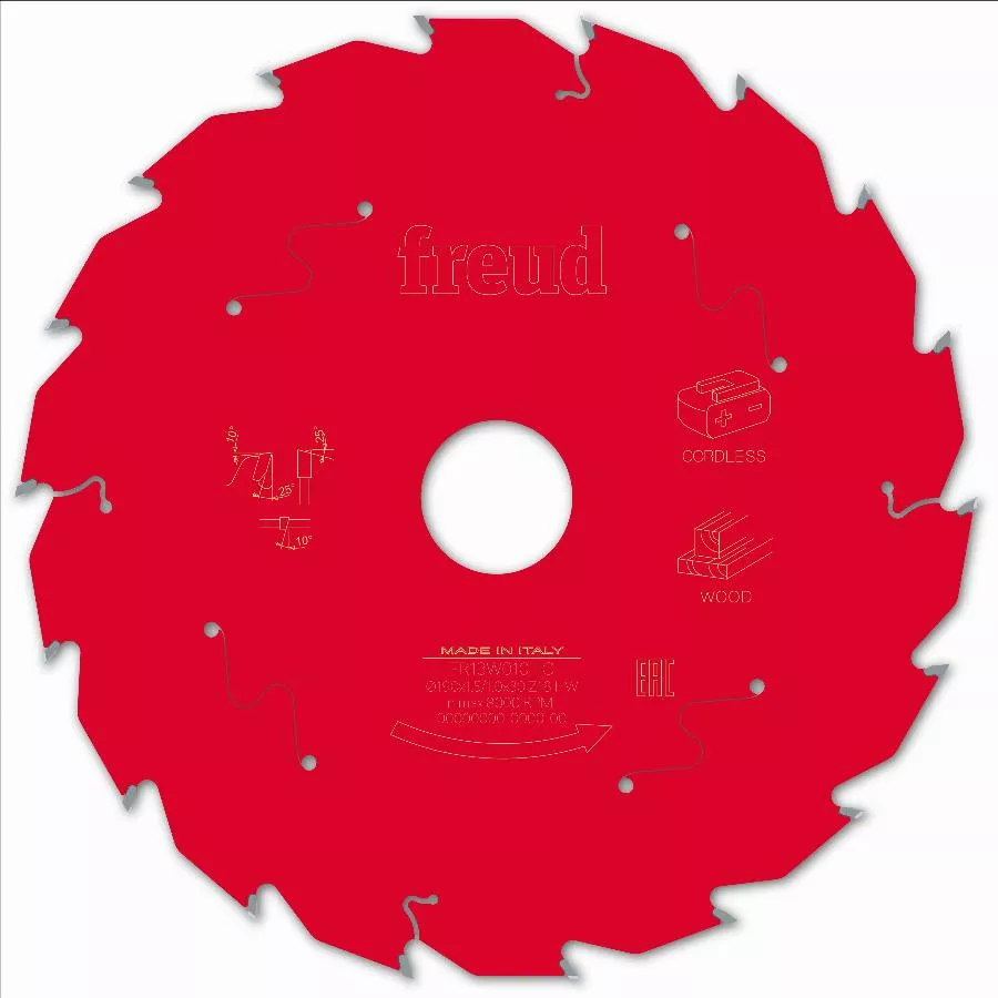 Lame Pour Scie Circulaire Portative Sans Fil FREUD - Ø190 1,45/1 AL30 Z18 BA 25° - F03FS10057 -FR13W010HC 4 Lame Pour Scie Circulaire Portative Sans Fil FREUD - Ø190 1,45/1 AL30 Z18 BA 25° - F03FS10057 -FR13W010HC – Image 2